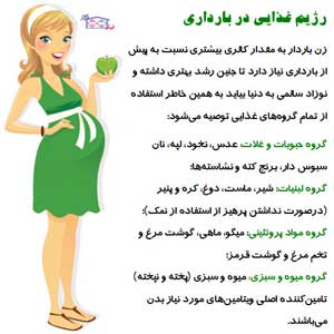 رژیم غذایی در بارداری